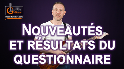 Nouveautés et résultats du questionnaire – Septembre 2024